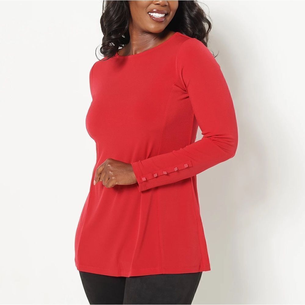 Susan Graver EveryDay Regular Liquid Knit Tunic